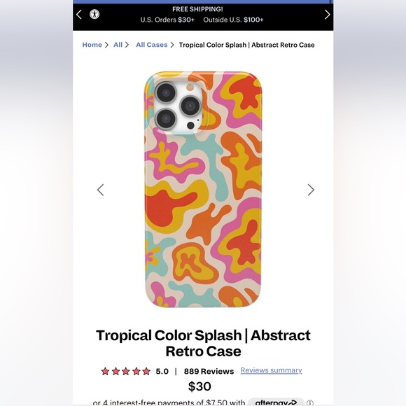 Colorful retro iPhone case - Picture 2 of 5